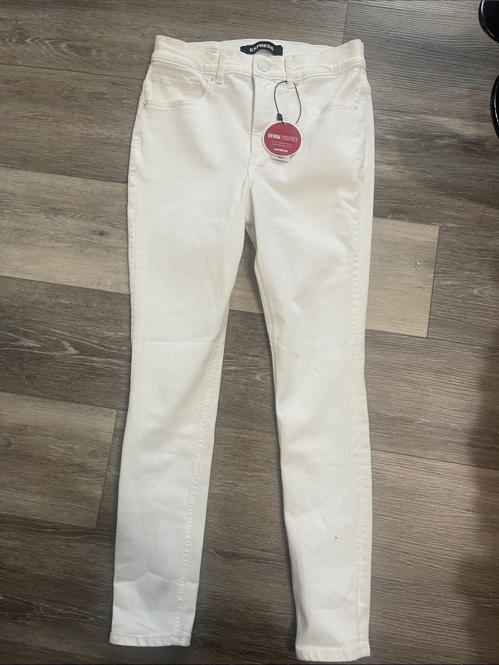 Express White Skinny Jeans - Women's Slim Fit